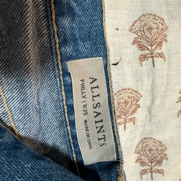 Allsaints Philly western style | Relaxed fit light jeans - Picture 6 of 7